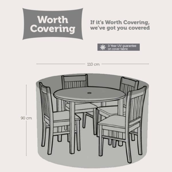 4-Seater Round Table Cover