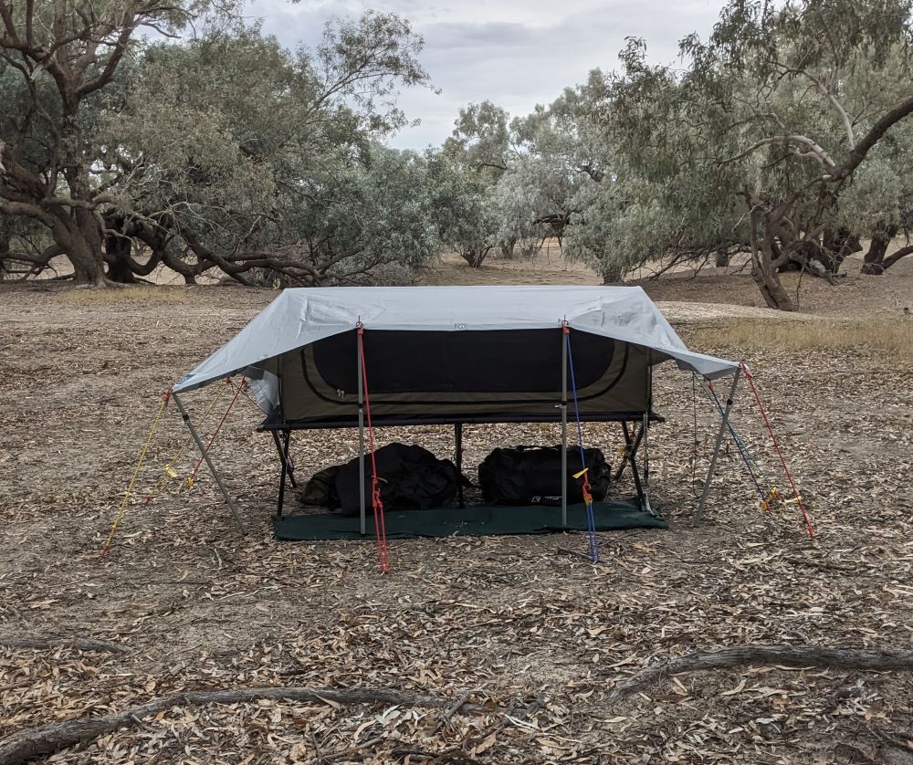 Tarps for keeping dry