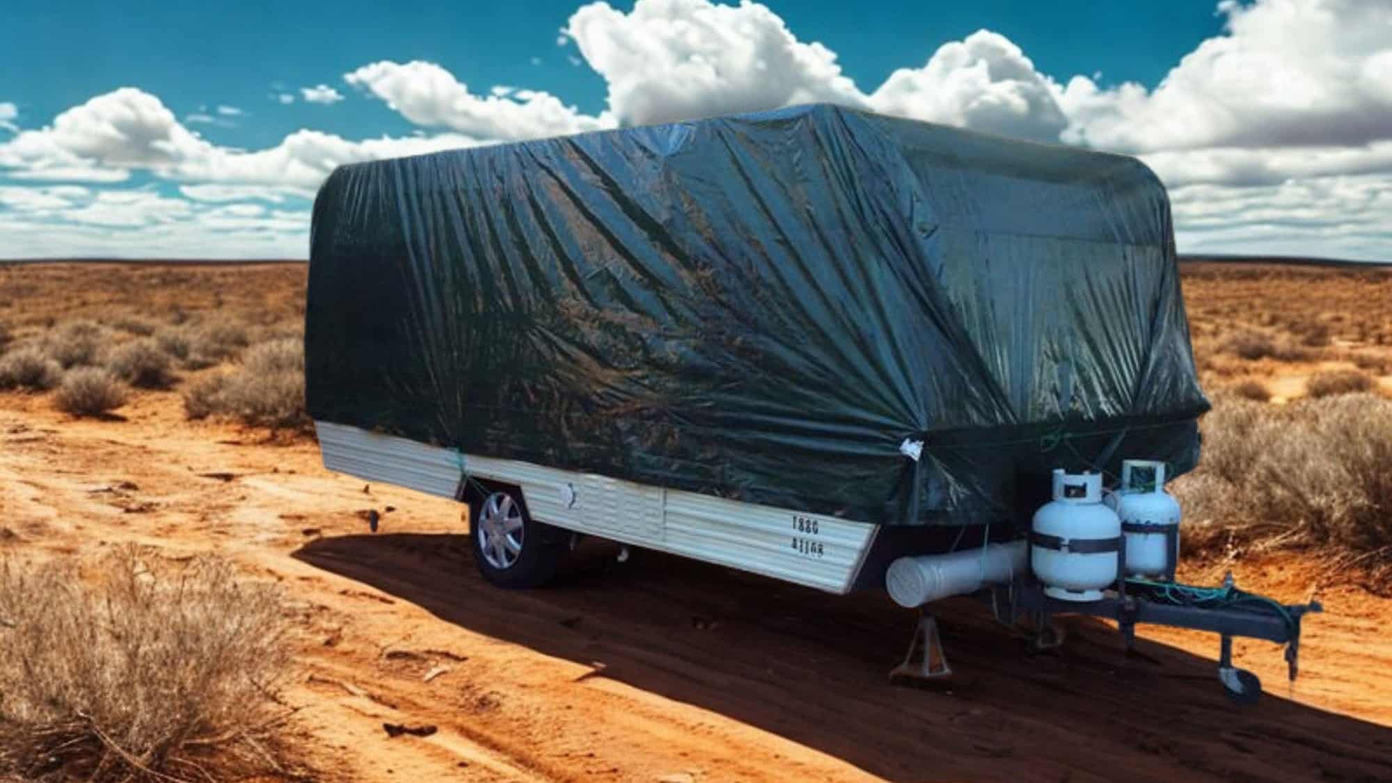 How to use Heavy Duty Tarp as Caravan Cover for Summer